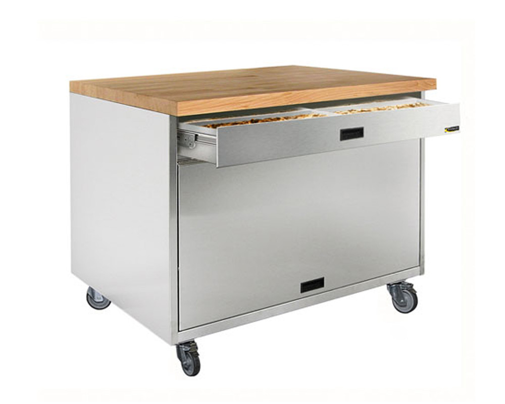 Parisien - avec tirette gauche - sur roulettes - sans planche 997(l)x800x900mm