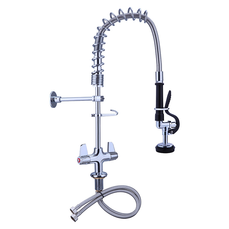 Voorspoeldouche met Hendel - Ééngats - 700mm