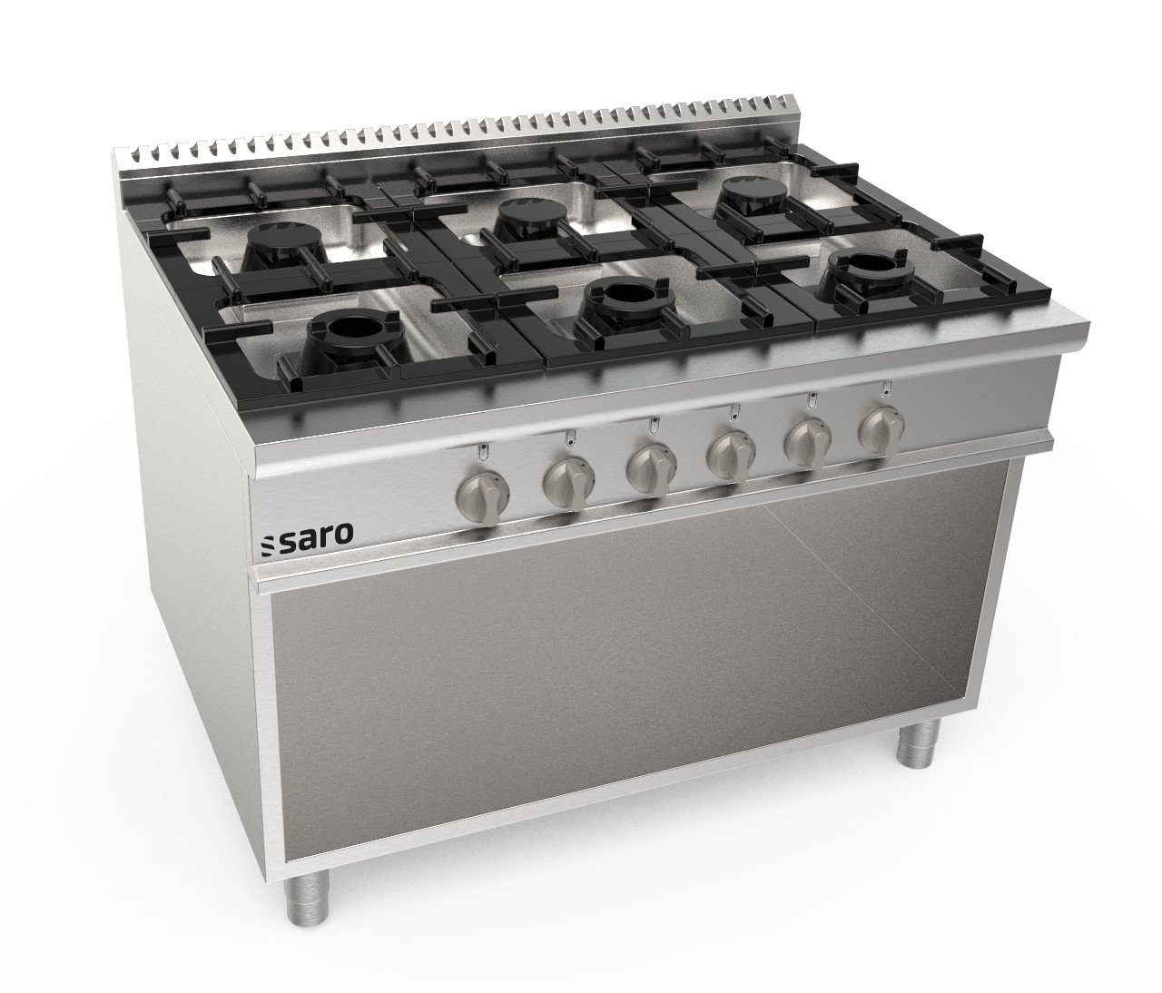 SARO Gasfornuis open onderbouw 6 pits LQ -  LQ / CUG6BA