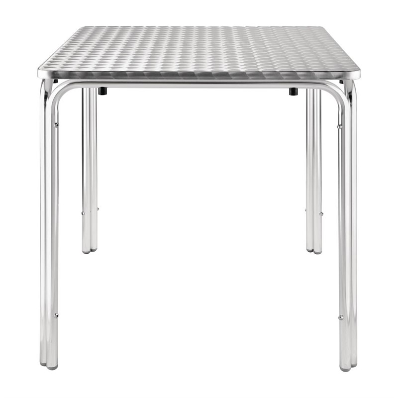 Stapelbare tafel - RVS blad - 70x70x(h)72cm