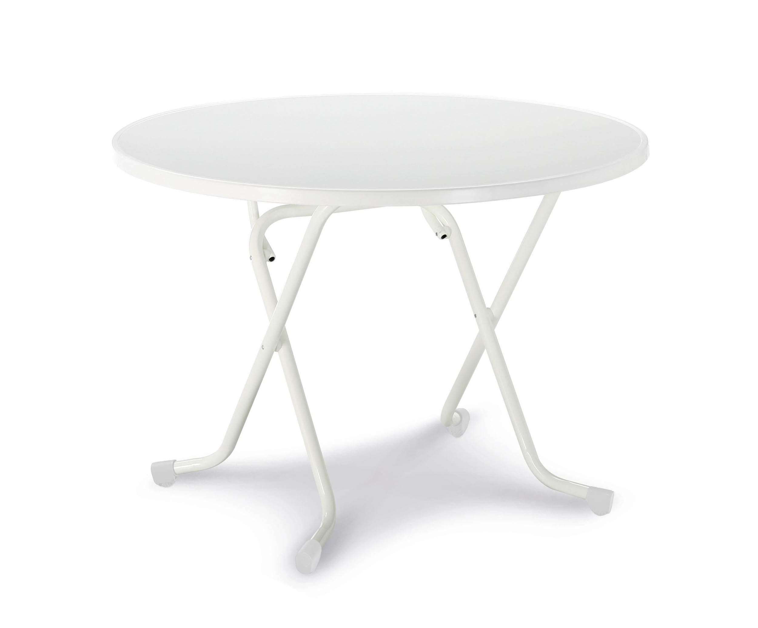 Dublin  Klaptafel rond ø100cm Wit