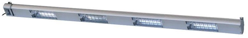 Quarz-Wärmelampe | 4 integrierte Lampen/ 1400W | Größe 1800mm | mit Schalter!