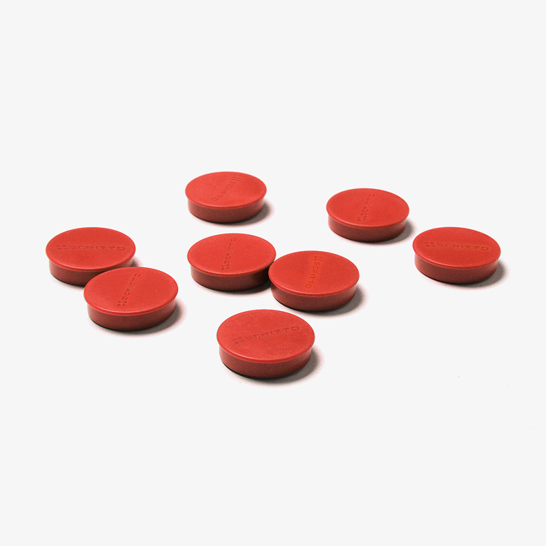 Magneten Rood 3,5 cm