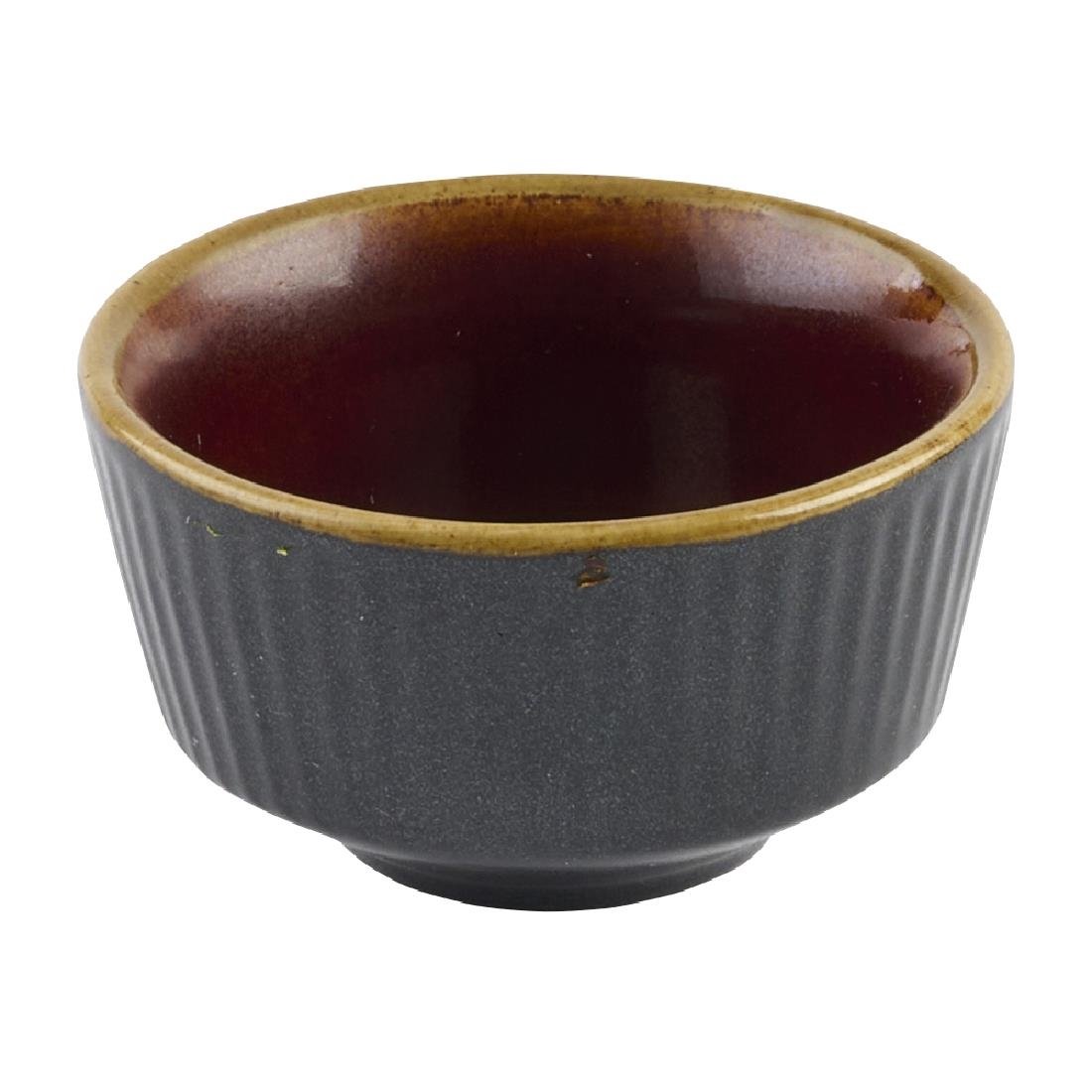 Churchill Nourish Tokyo Schwarzer Kochi-Dip-Topf, 40 x 69 mm, (12 Stück)