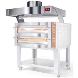 Hotte "avec moteur" | pour Four 4 & 8 pizzas | 1200x870xh500mm