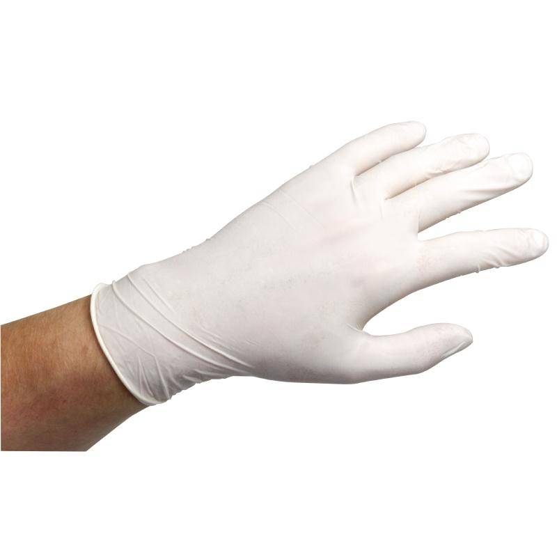 Gepuderte Latexhandschuhe Weiß | Erhältlich in 4 Größen