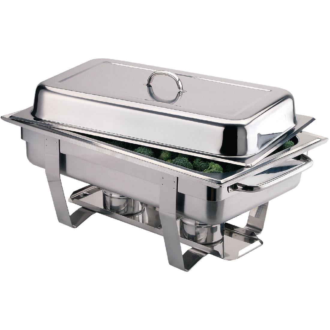 SPECIALE AANBIEDING Olympia Milan Chafing Dish x2 met Olympia vloeibare brandpasta x72