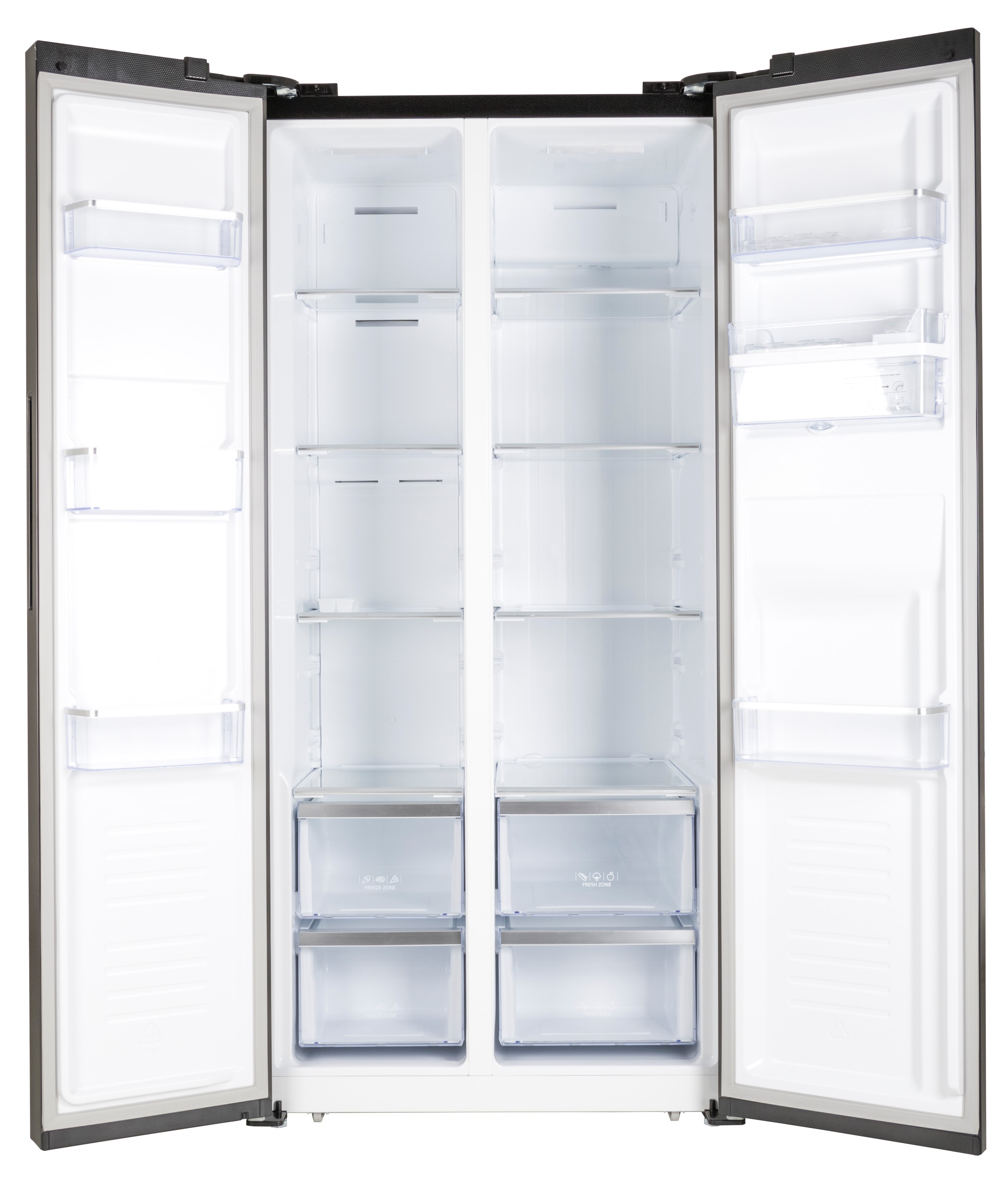 Dubbeldeurs koelkast/vriezer RW015-WS-200EDI