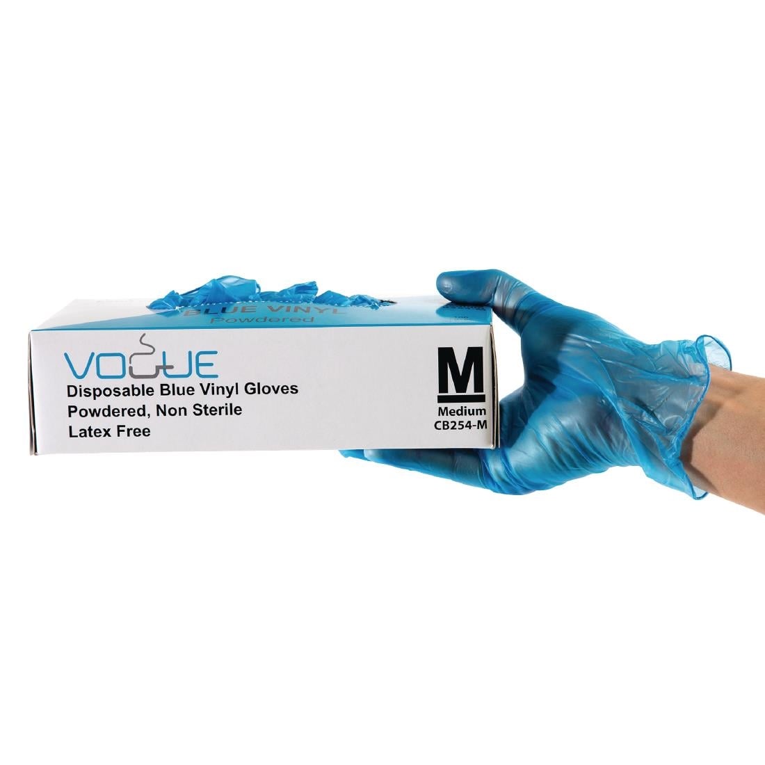 BULKVOORDEEL Vinyl handschoenen gepoederd M + GRATIS houder (500 stuks)