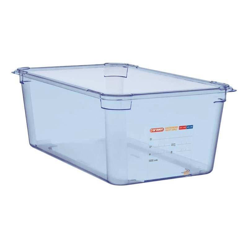 Voedselcontainer Blauw ABS - GN1/1 | 200mm Diep