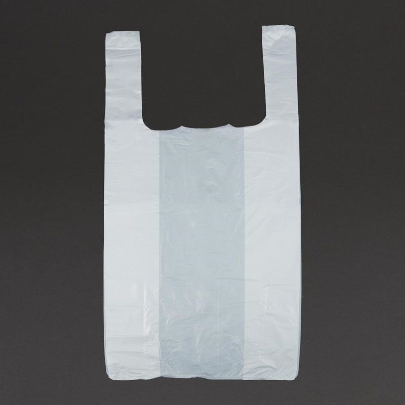 Grands sacs en plastique blanc | 1000 pièces