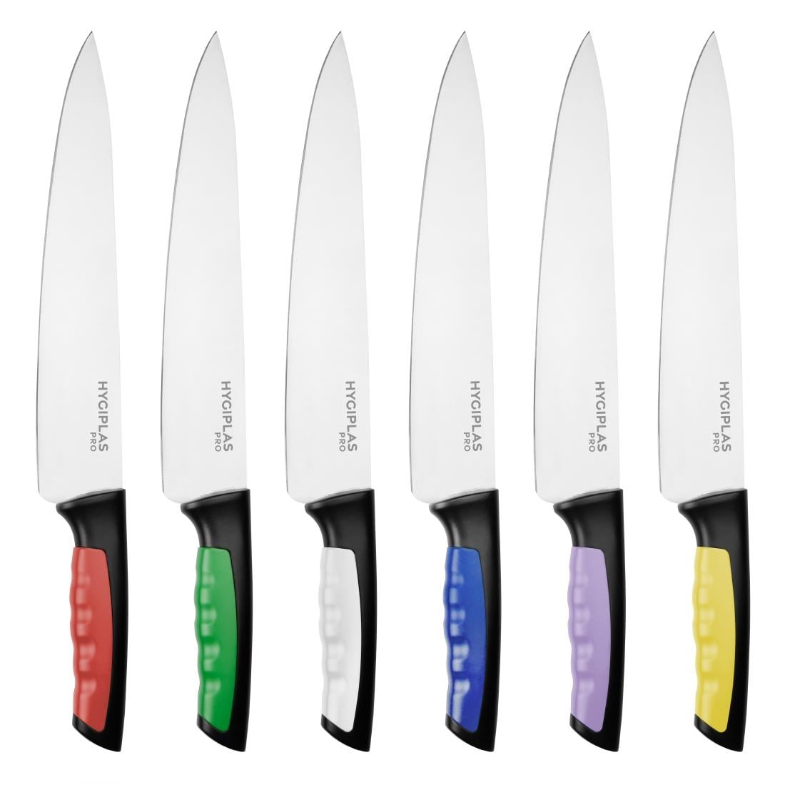 Couteau de cuisine Hygiplas Pro rouge 25cm