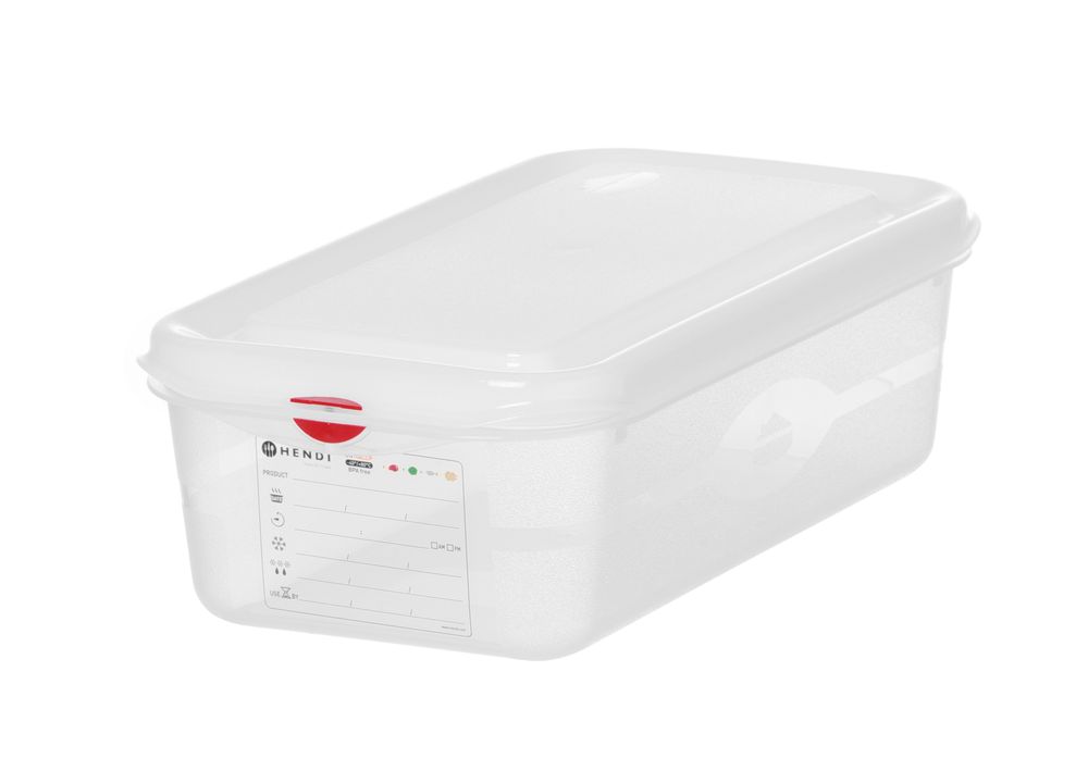 GN 1/3 Behälter - Polypropylen - GN 1/3 - 4L - Transparent - 325x176x(H)100mm - Rechteckig