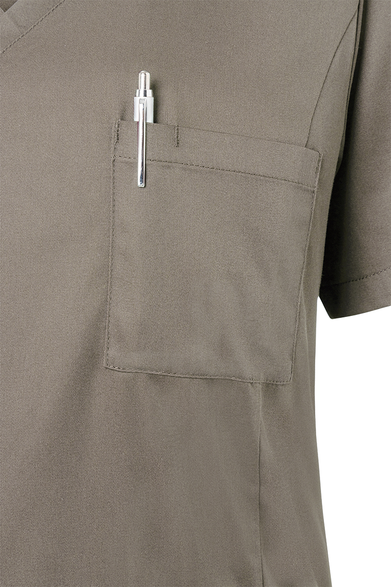 Tunique femme à enfiler à manches courtes Essential, en matériau durable - Sauge - L