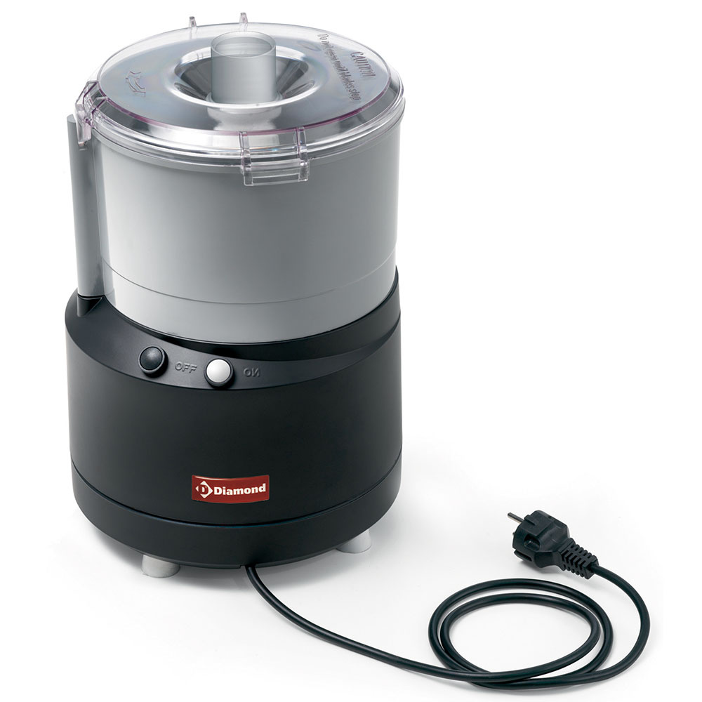 Cutter 3,2 Lit., couteau lisse,  ABS & Polycarbonate - 240x240x(h)330mm