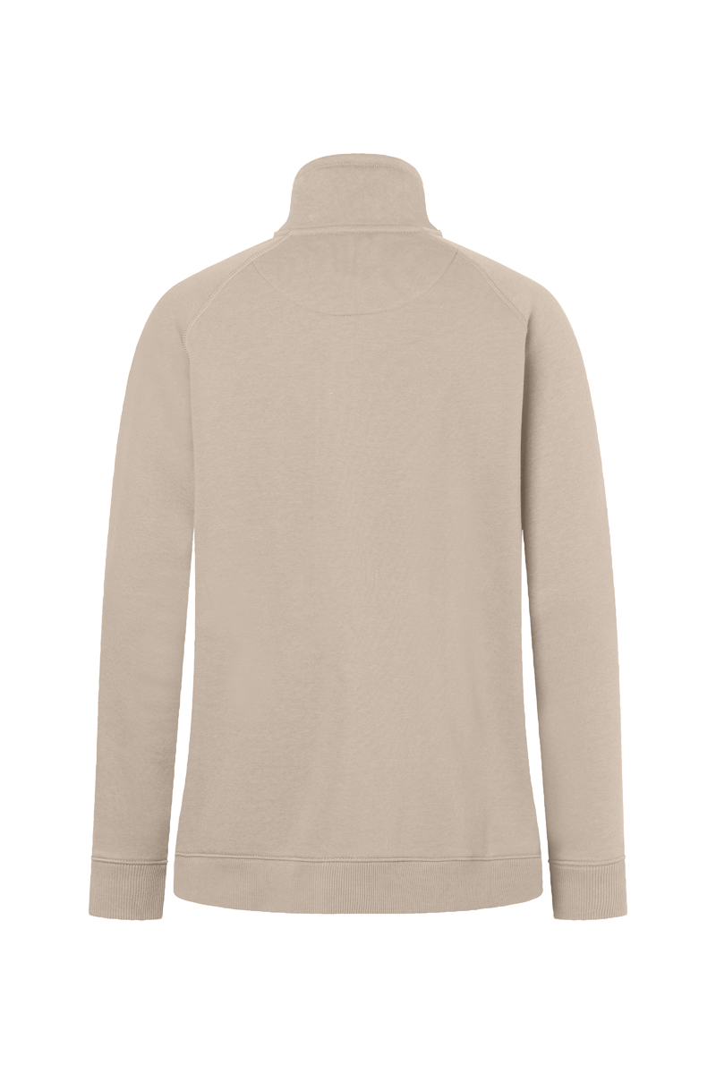 Dames Werkjas/Sweatjack Van Zacht Materiaal, Gemaakt Van Duurzaam Materiaal - Zandkleur - 2XL