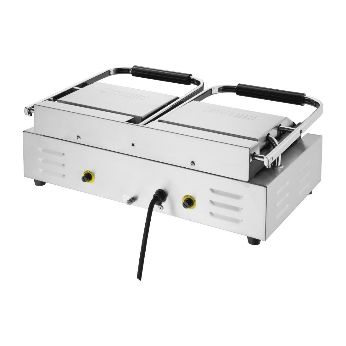 Buffalo Bistro dubbele contactgrill glad/glad Buffalo Bistro dubbele contactgrill glad/glad
