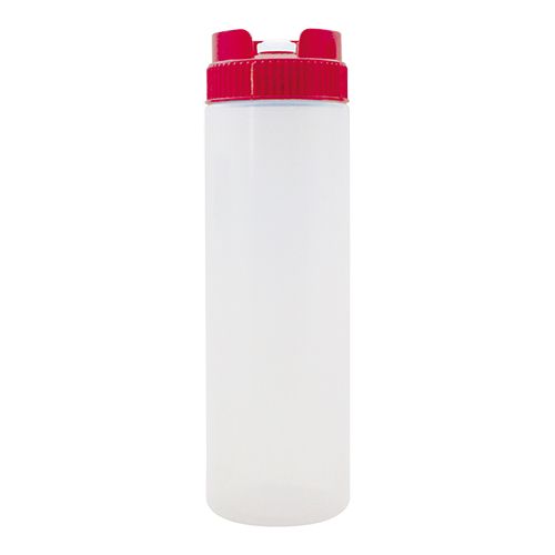 Doseerfles Rood | Non-Drip Dosering | 36cl | Ø55x(H)190mm