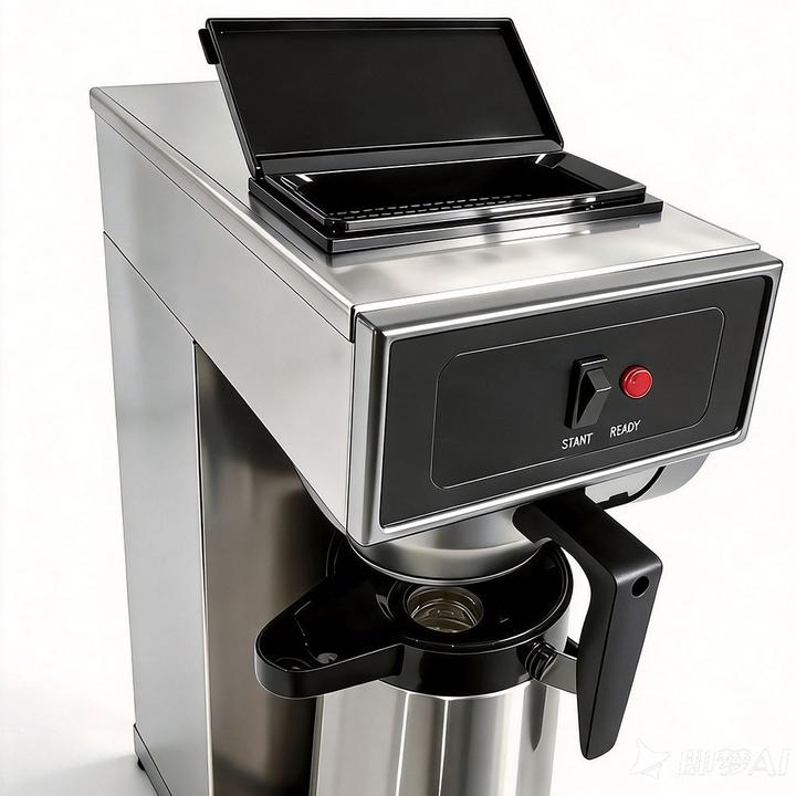RVS koffiemachine - 1,8L - 1,9 kW - Inclusief thermoskan