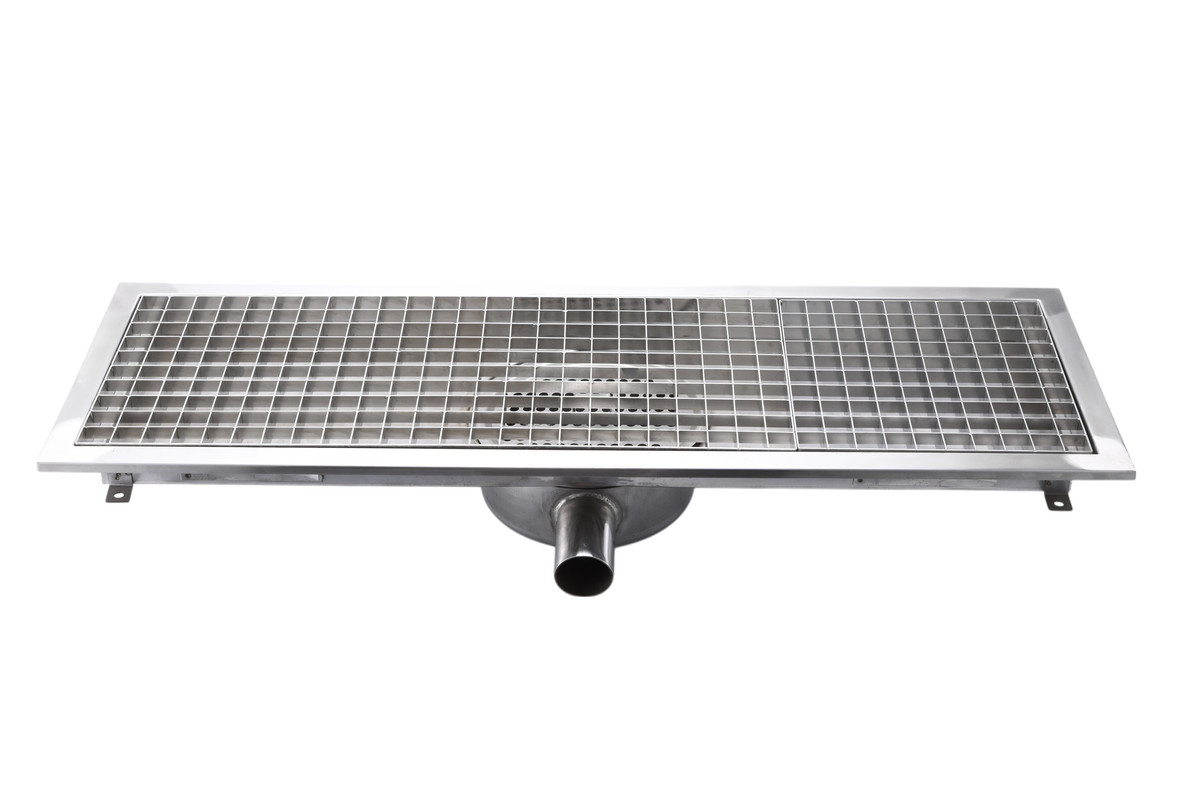 Vloerput - RVS - 900x300x(h)133mm