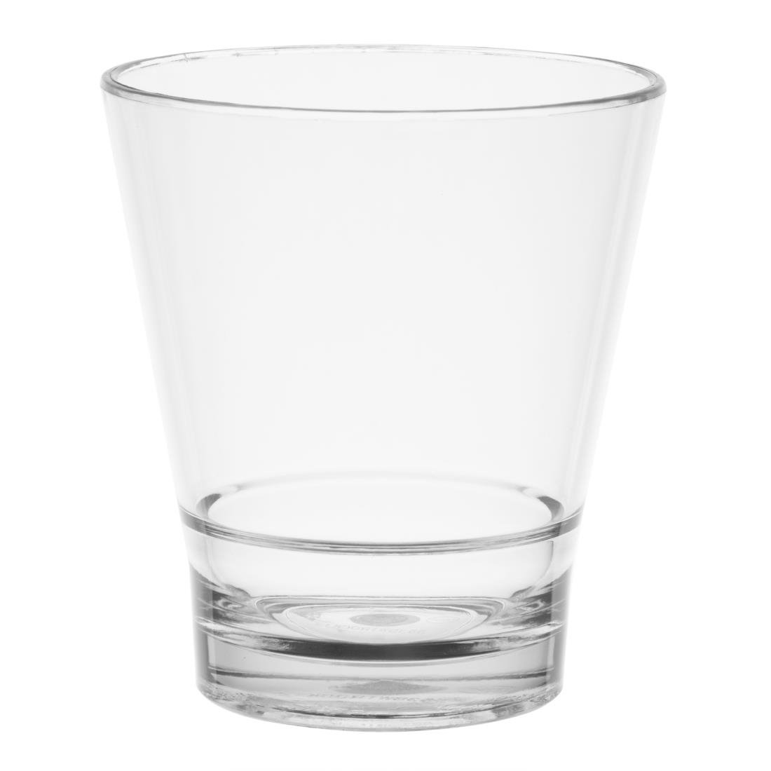 Olympia Kristallon Polycarbonaat Stapelbare Tumblers - Helder 250ml (6 Pack)