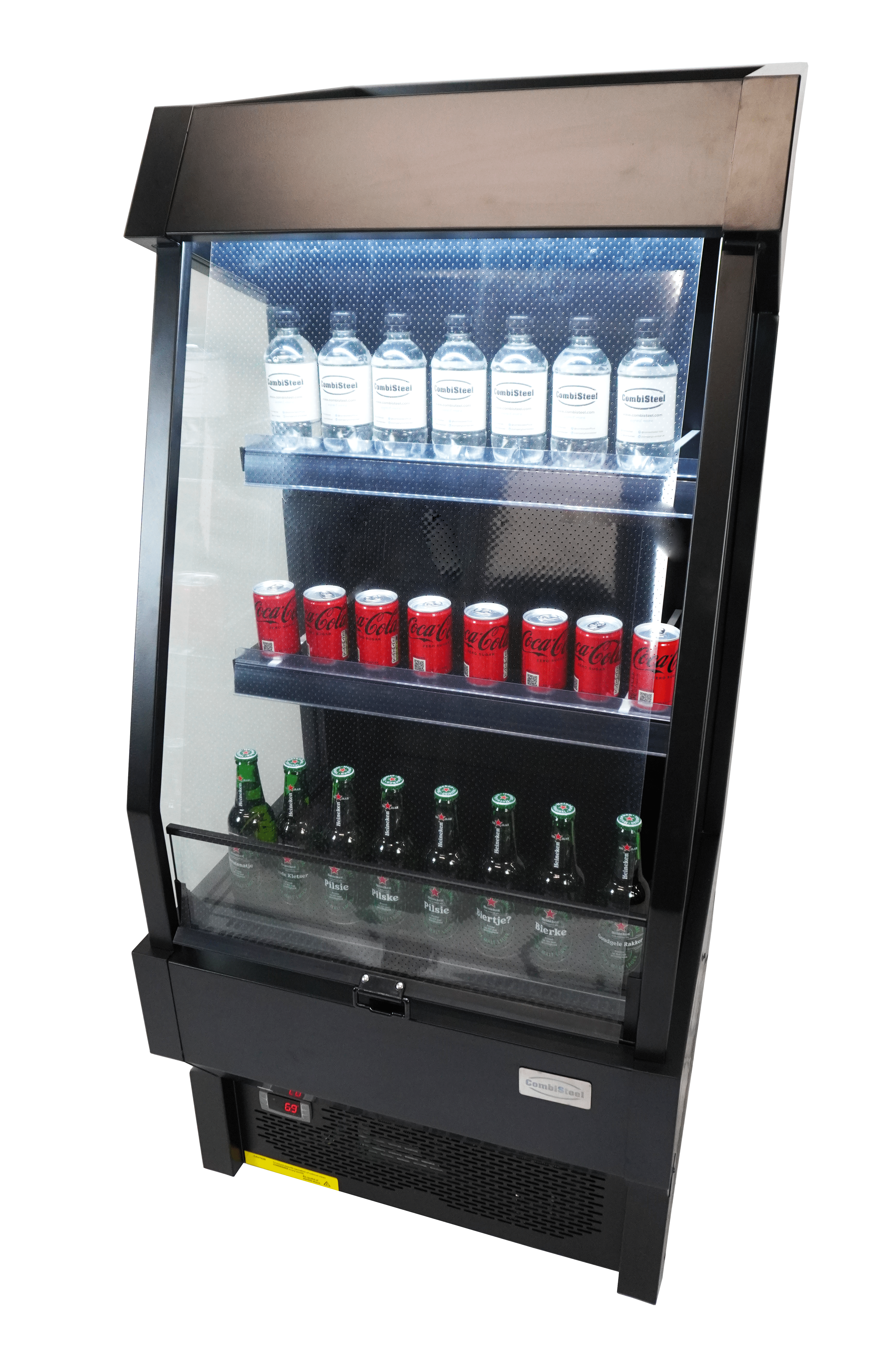 Impulskoeler Open Zwart 165L