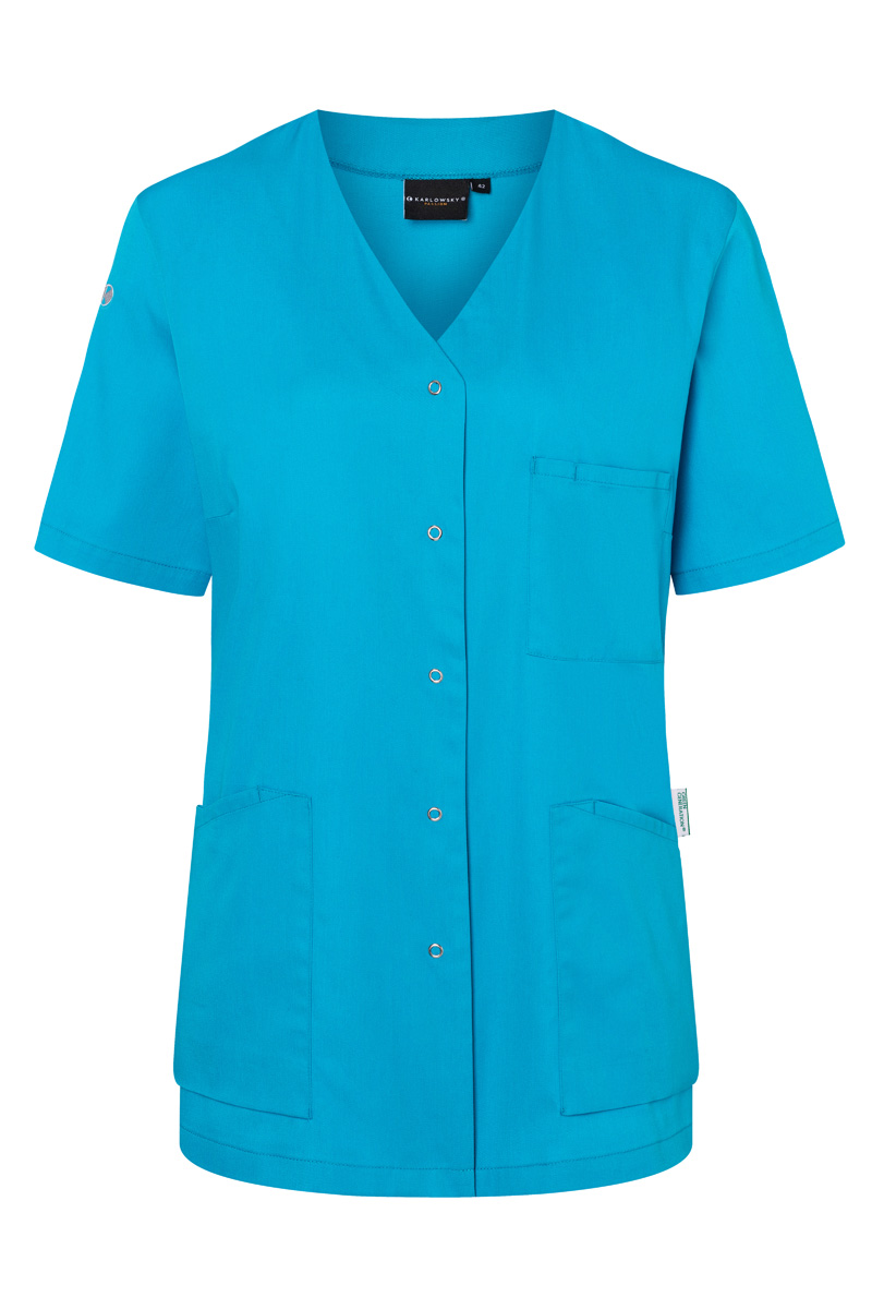Damestuniek Met Korte Mouwen, Essential, Gemaakt Van Duurzaam Materiaal - Pacific Blue - 52