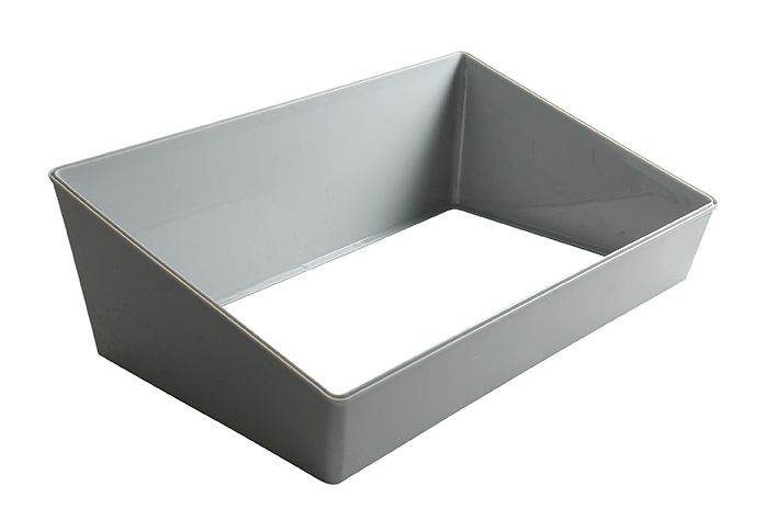 Besteckbehälter mit Unterbau 1/1GN| 4 Fächer | Grau