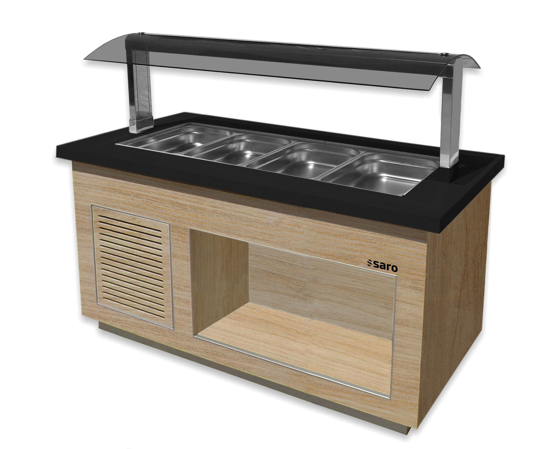 SARO Saladebar model PREMIUM LINE- SB-K 170 OAK