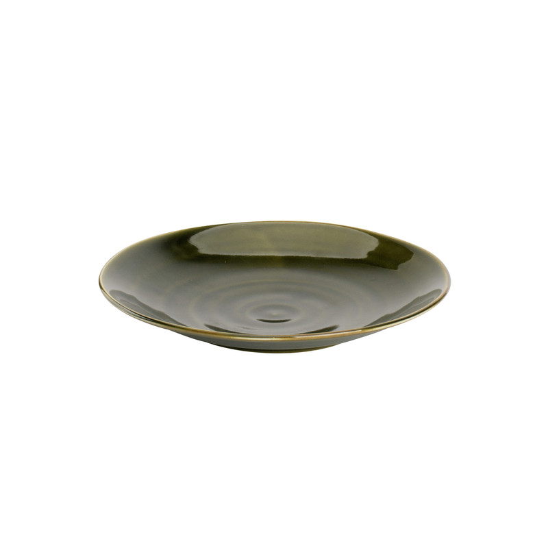 Bord Midori 23.5 cm Groen Porselein