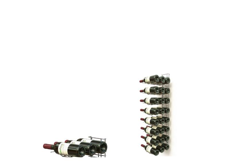 WijnFlessenrek Presentatie 24 Flessen - 8 niveaus - 75cl