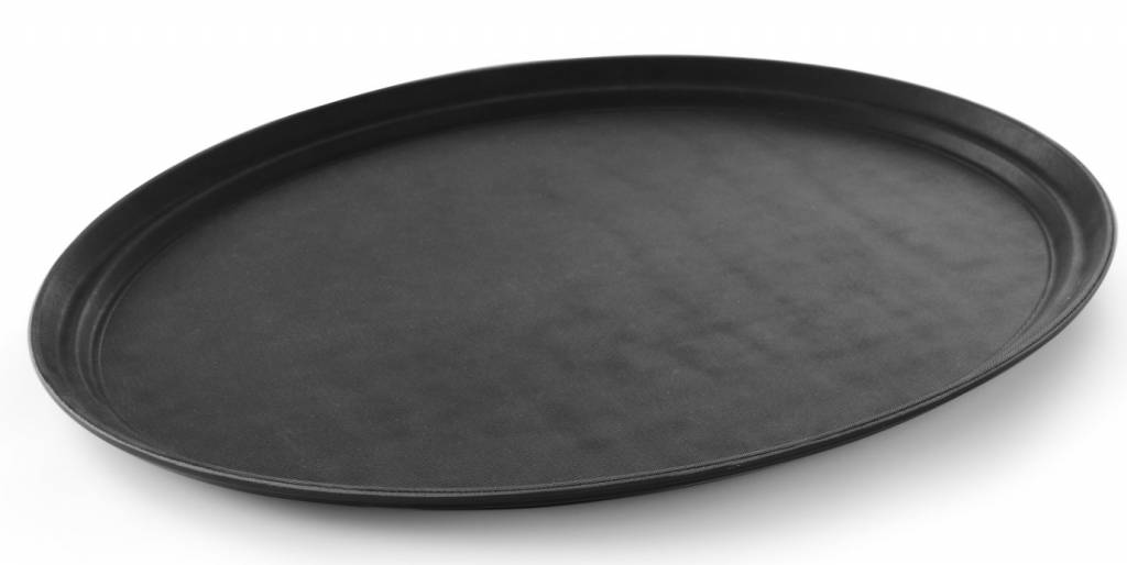 Serviertablett Oval XL | Antirutsch + Bruchfest | 735x600mm