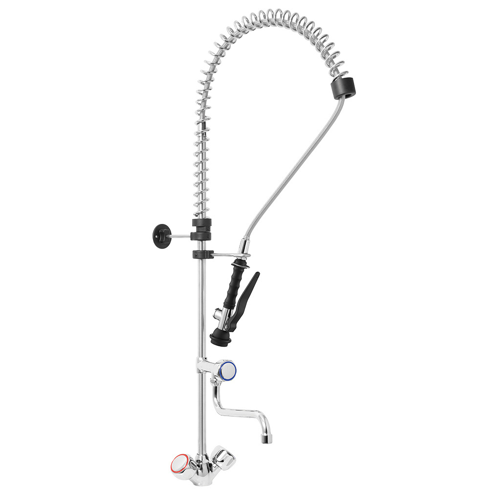 Sproeier en kraan met mengkraangroep (uitgang MONO)