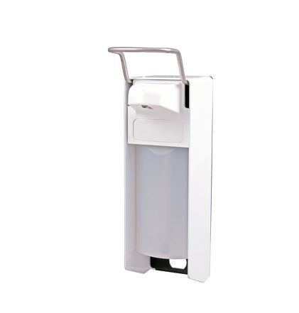 Distributeur de savon et désinfectant | Blanc | 151x80x(h)287mm | 500 ml