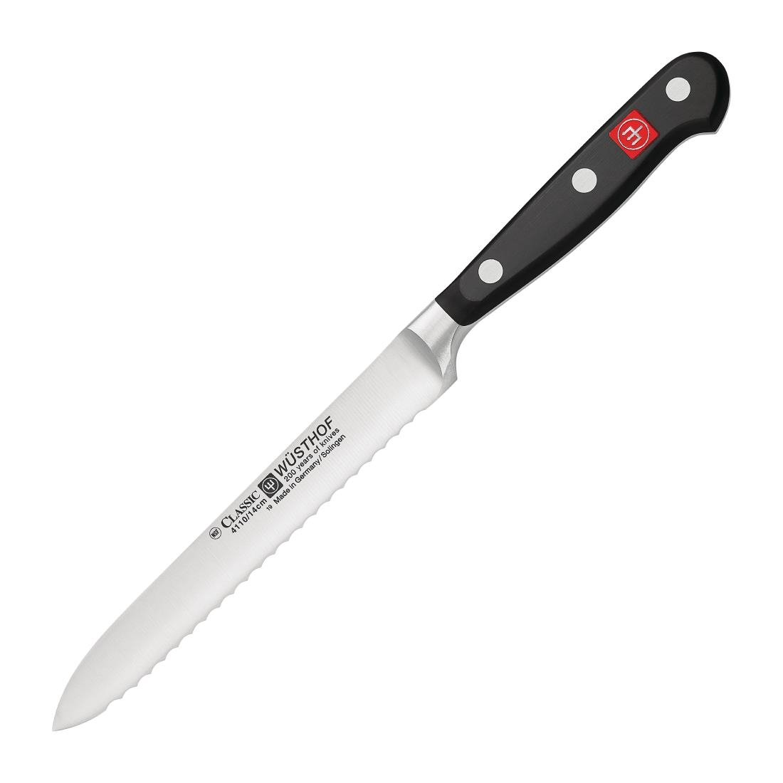 Couteau utilitaire dentelé Wusthof Classic 249mm