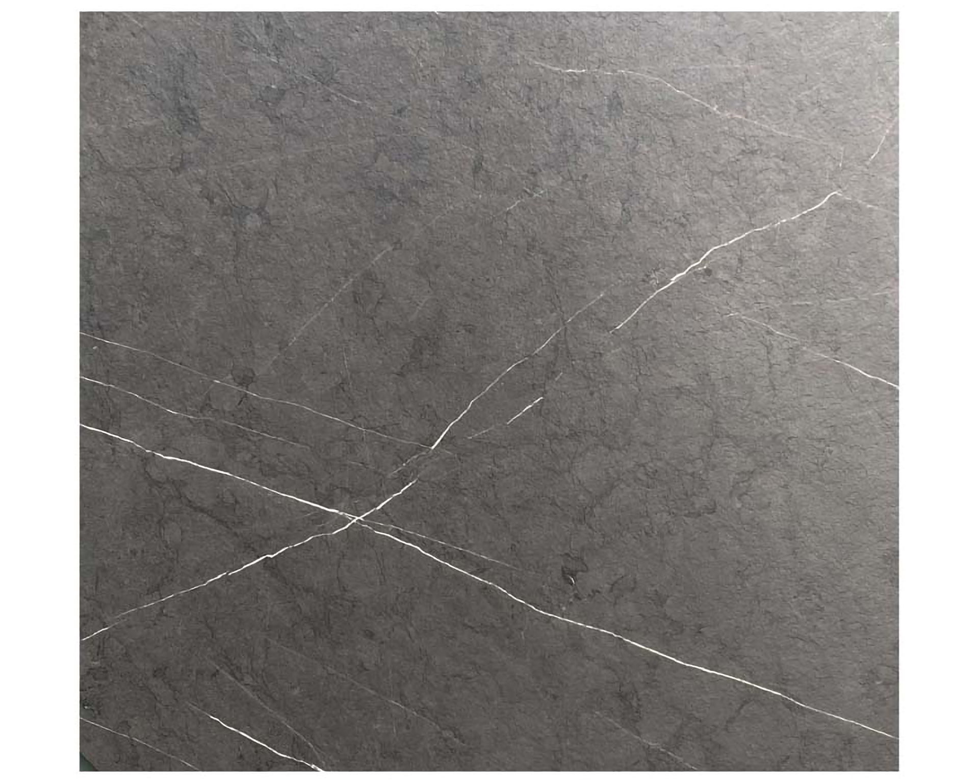 X Cross terrastafel grijs frame + Midnight Marble HPL tafelblad tafelblad 70x70cm