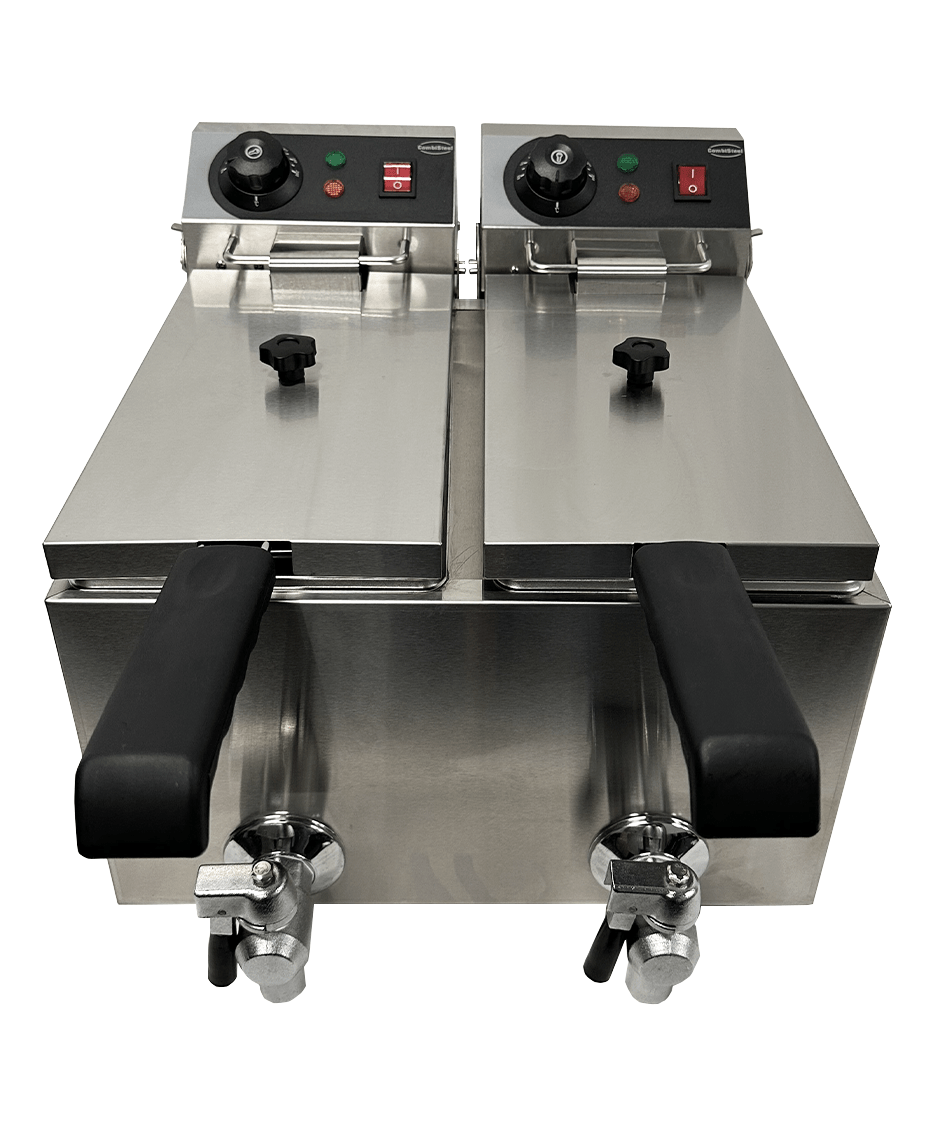 Elektrische Tafelfriteuse 2X4 L Elektrische Tafelfriteuse 2X4 L