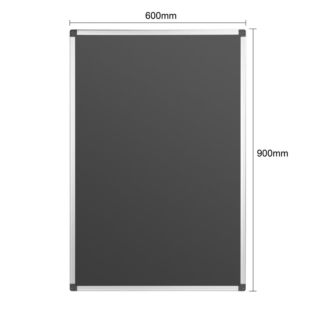 Olympia Schwarze Magnettafel 600x900mm