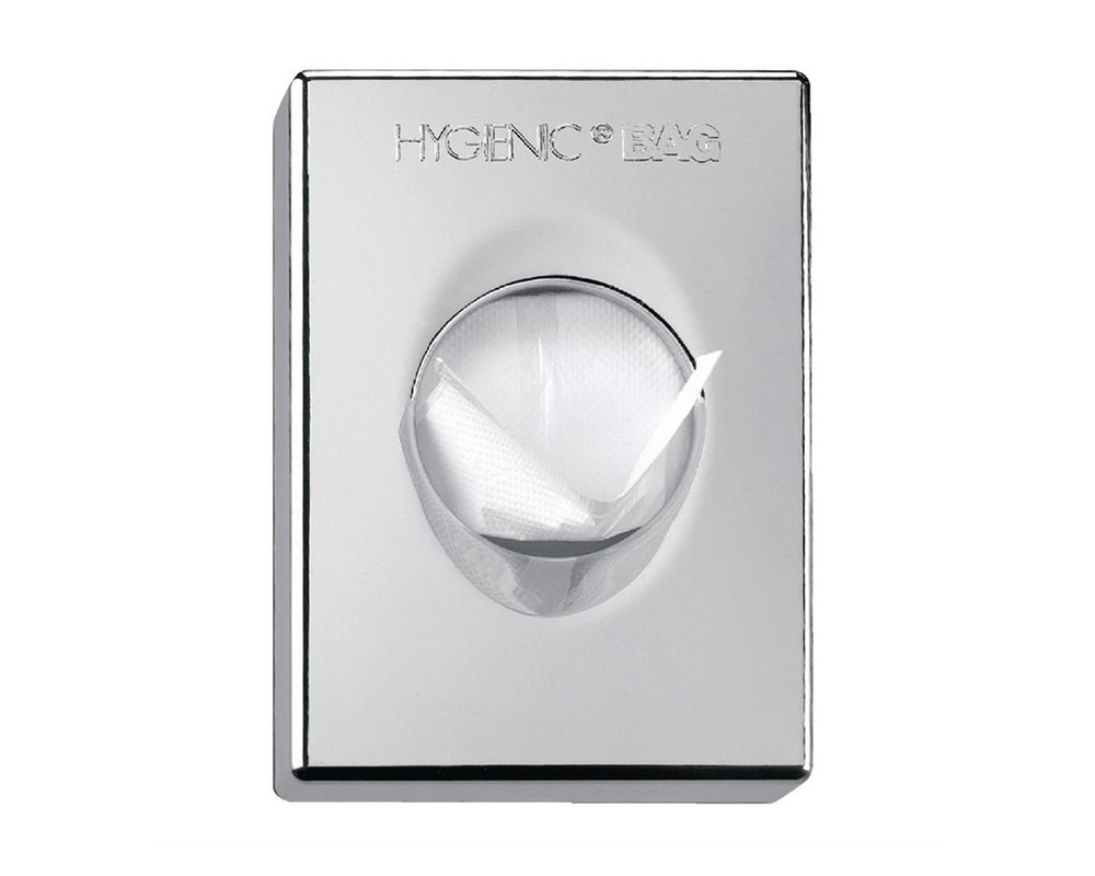 Distributeur De Sacs Hygiéniques Chromé - 98x25x136(h)mm