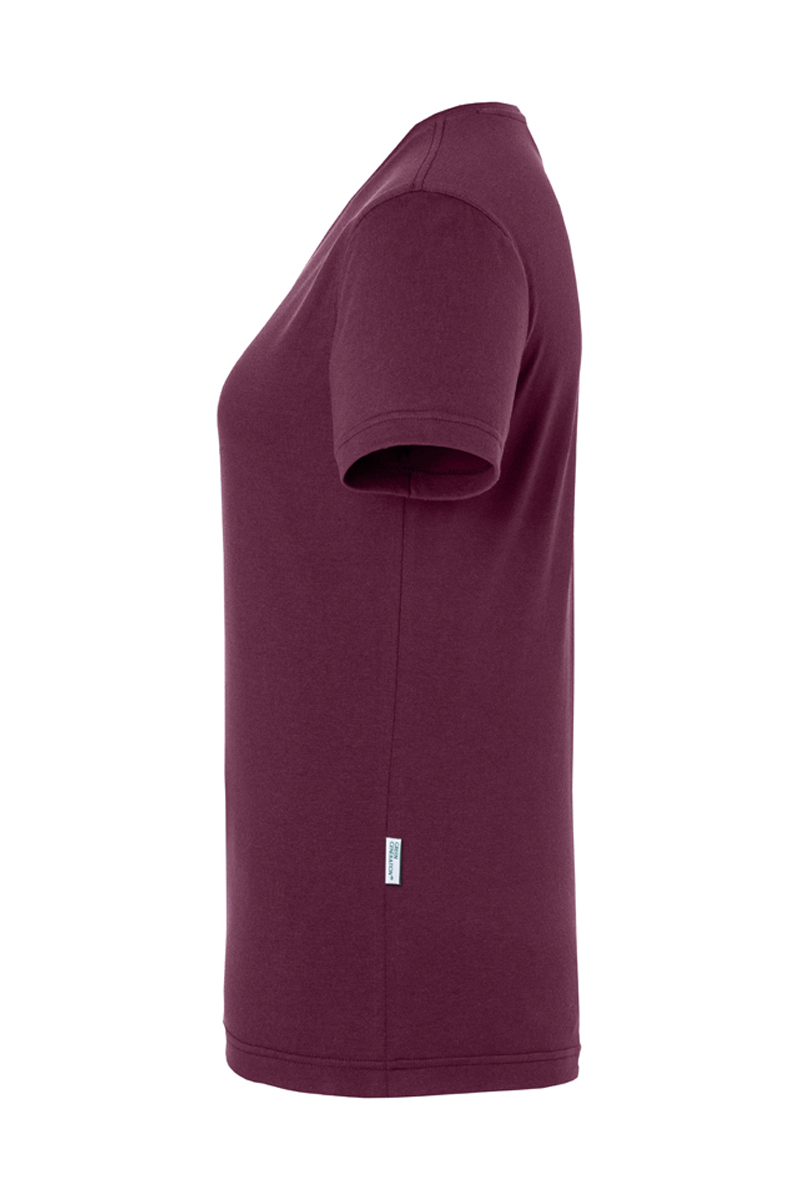 T-shirt de travail pour femme Casual-Flair, en matériau durable - Aubergine - L