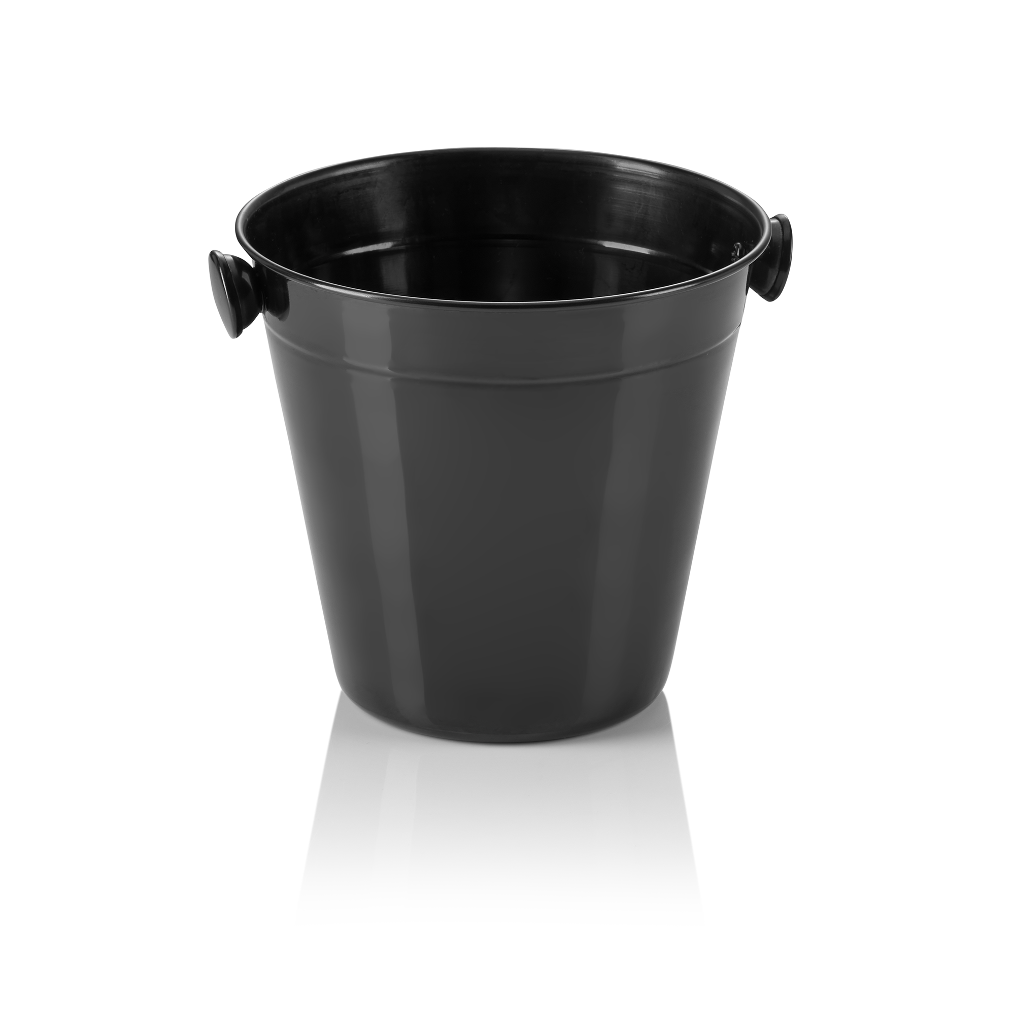 Mini Eiseimer, Ø 14 cm, Höhe 13 cm, 1 ltr., PVD schwarz, Chromnickelstahl