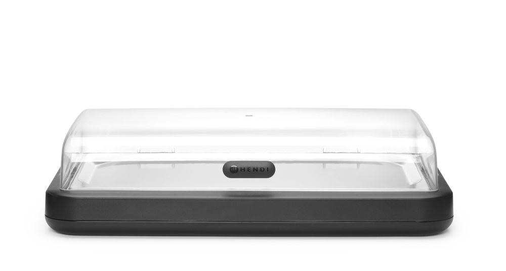 Kühldisplay UNIQ - GN 1/1 - Schwarz - 593x389x(H)147mm - Rechteckig