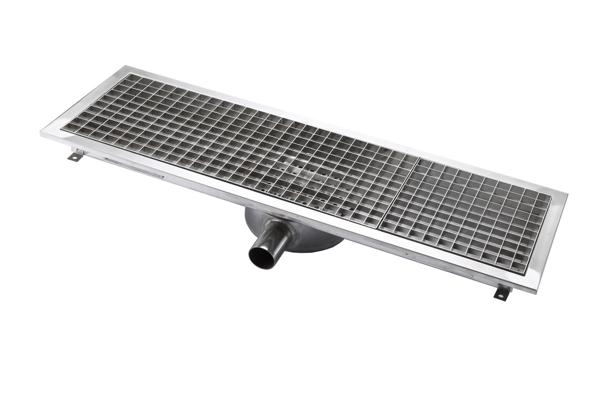 Vloerput - RVS - 900x300x(h)133mm