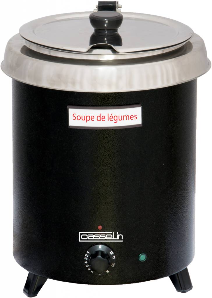 Suppenkessel mit Edelstahl Behälter | Thermobeschichtung | 8,5 Liter