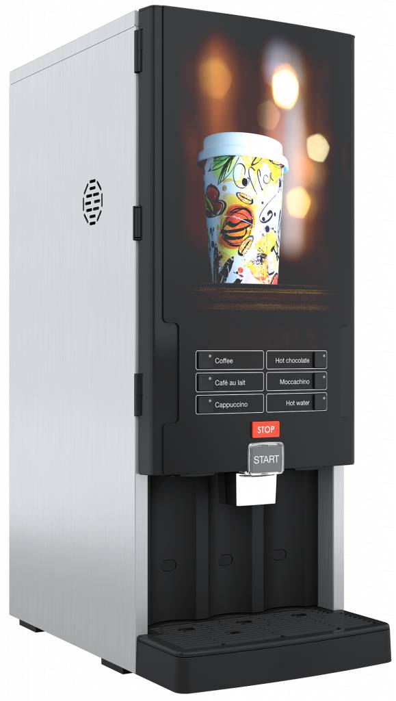 Kaffeemaschine Rivero Turbo 121 | Unterschiedliche Heißgetränke | 339x538x(h)812mm
