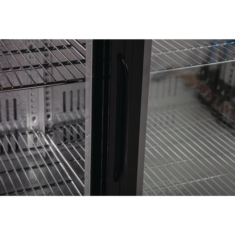 Arrière bar réfrigéré | 2 Portes vitrées et coulissantes | 208 Litres