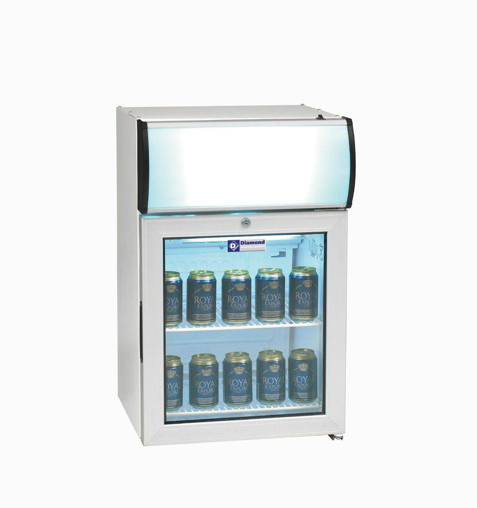 Kühlschrank | 60 Liter | 2 Roste | Beleuchtung | 480x450x(h)720mm
