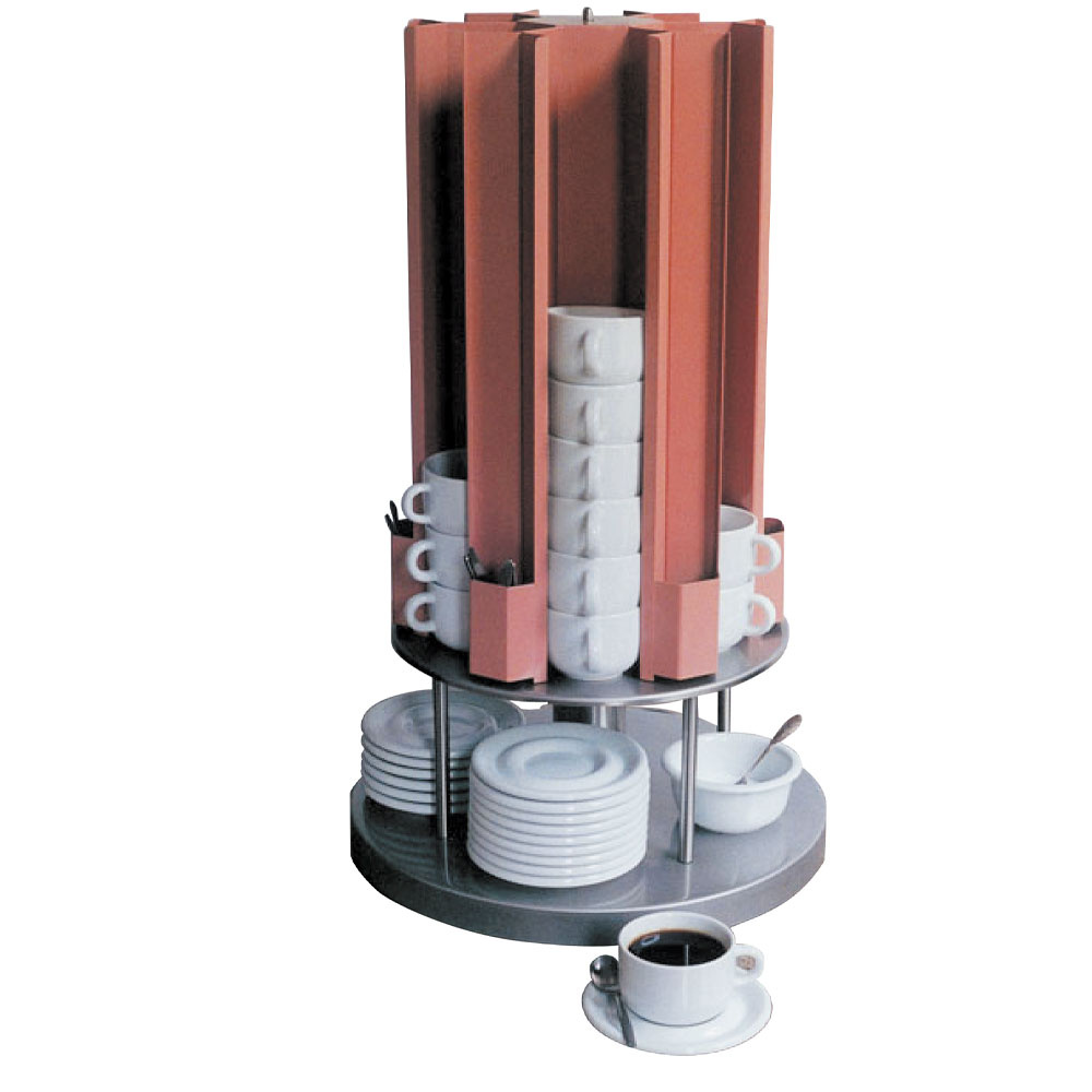 Carrousel à tasses 70/88 mm chauffé	