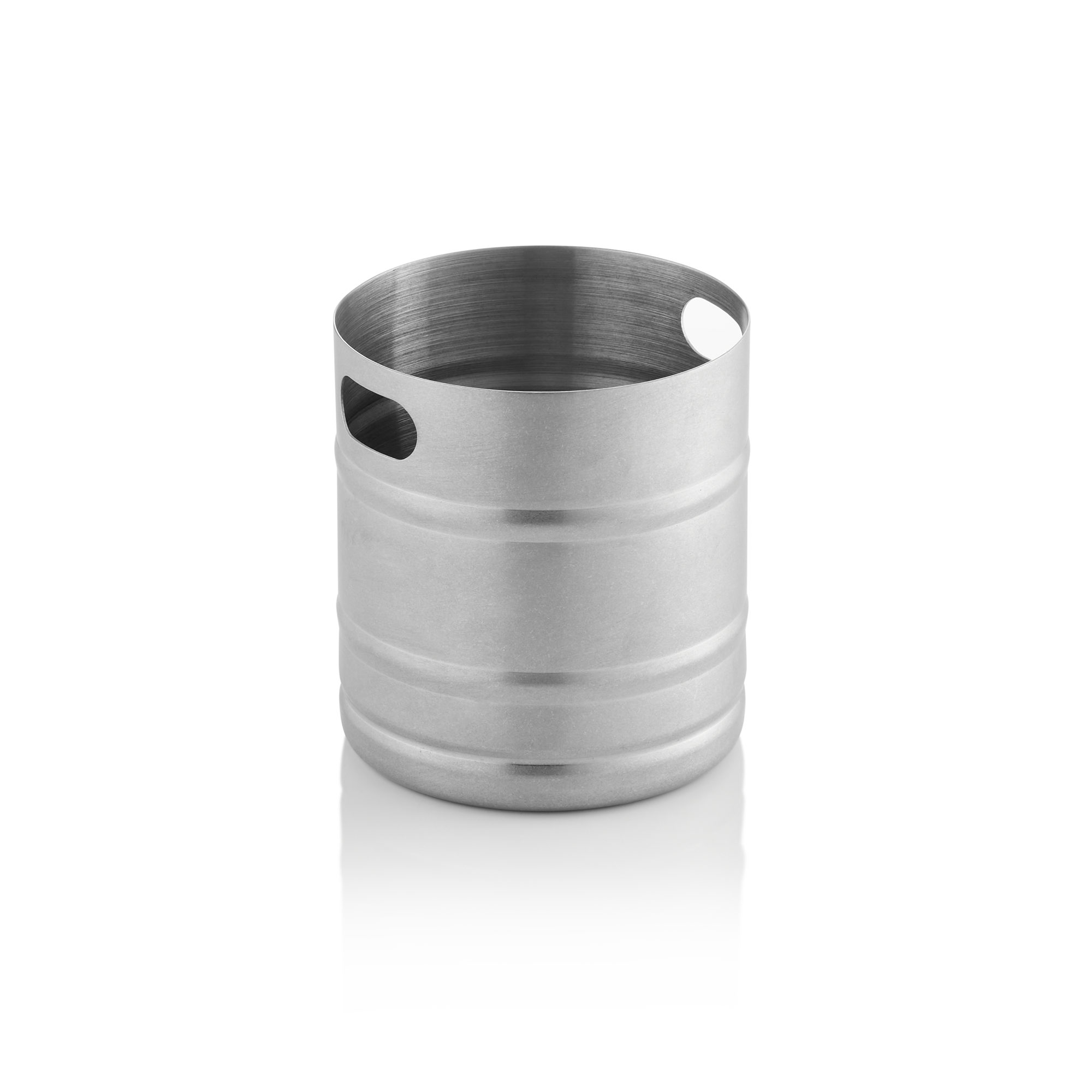 Porte-couverts Barrel STEEL & STYLE, Ø 12 cm, hauteur 13 cm, acier inoxydable chrome-nickel