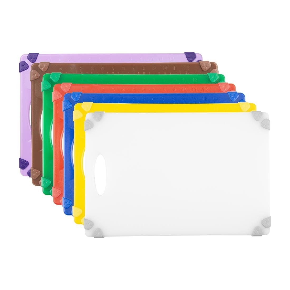 Hygiplas Gewerbliches Griff-Schneidebrett Lila 458x306mm